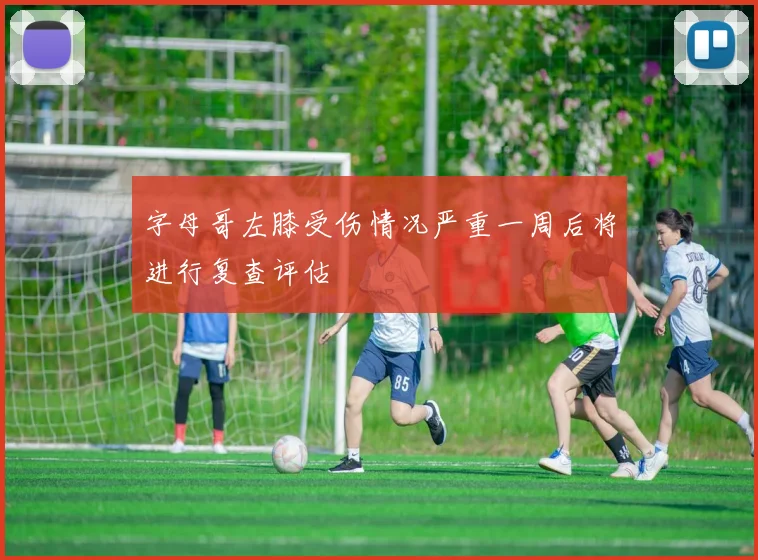 字母哥左膝受伤情况严重一周后将进行复查评估